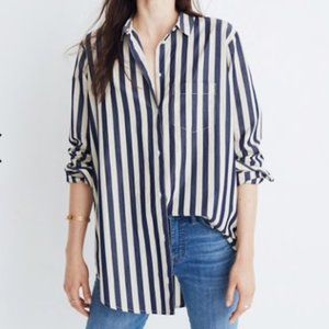 tunic shirt in hampden stripe